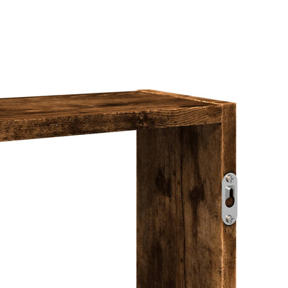 vidaXL Wandregal Räuchereiche 99x15x60 cm Holzwerkstoff