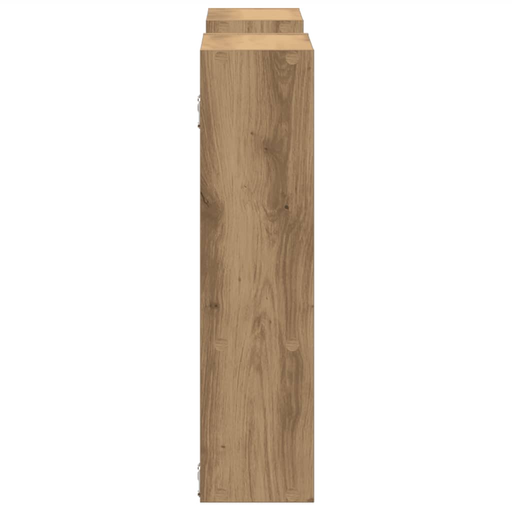 vidaXL Wandregal Artisan-Eiche 99x15x60 cm Holzwerkstoff