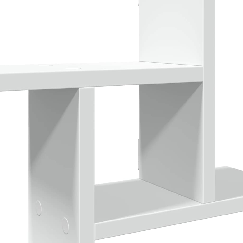 vidaXL Wandregale 2 Stk. Weiß 38x12x38 cm Holzwerkstoff