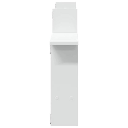 vidaXL Étagères murales 2 pcs Blanc 50x12x50 cm Bois d'ingénierie