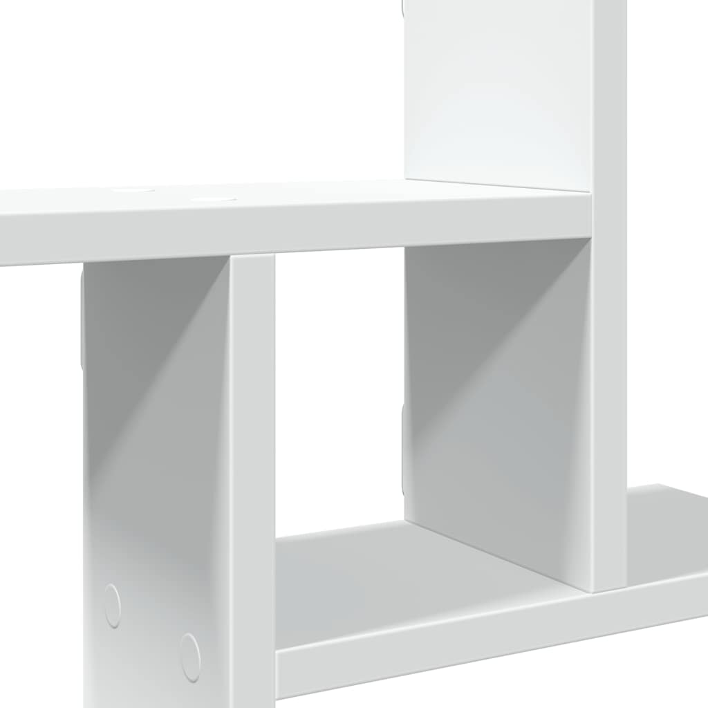vidaXL Étagères murales 2 pcs Blanc 50x12x50 cm Bois d'ingénierie