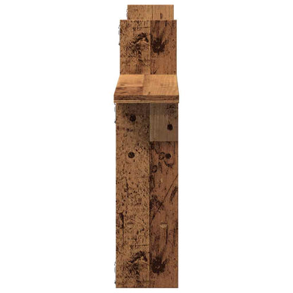 vidaXL Étagères murales 2 pcs Aspect bois de récupération 50x12x50 cm Bois d'ingénierie