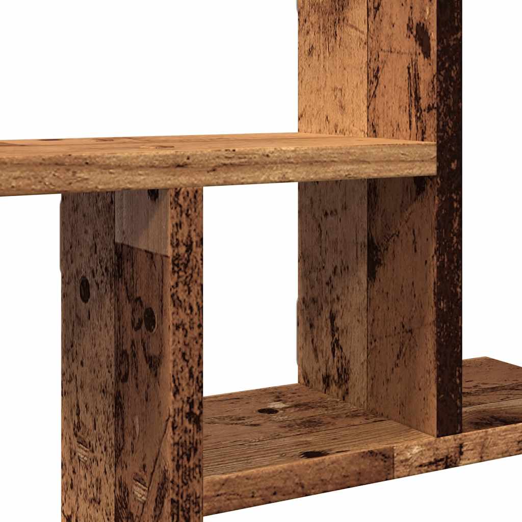 vidaXL Étagères murales 2 pcs Aspect bois de récupération 50x12x50 cm Bois d'ingénierie