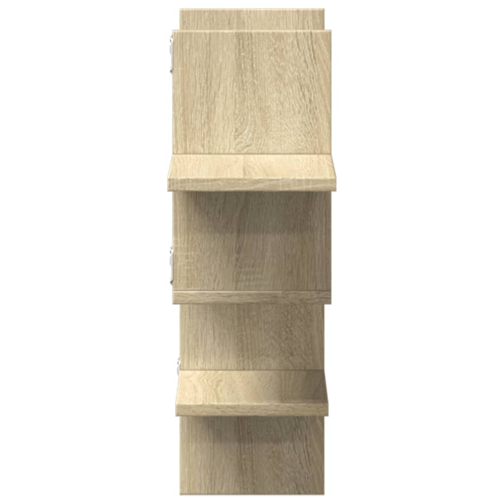 vidaXL Étagère murale chêne sonoma 124,5x18x60,5 cm bois d'ingénierie