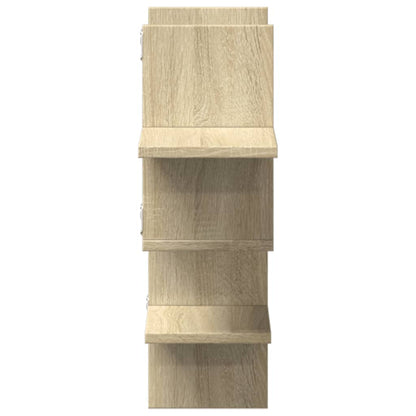 vidaXL Étagère murale chêne sonoma 124,5x18x60,5 cm bois d'ingénierie