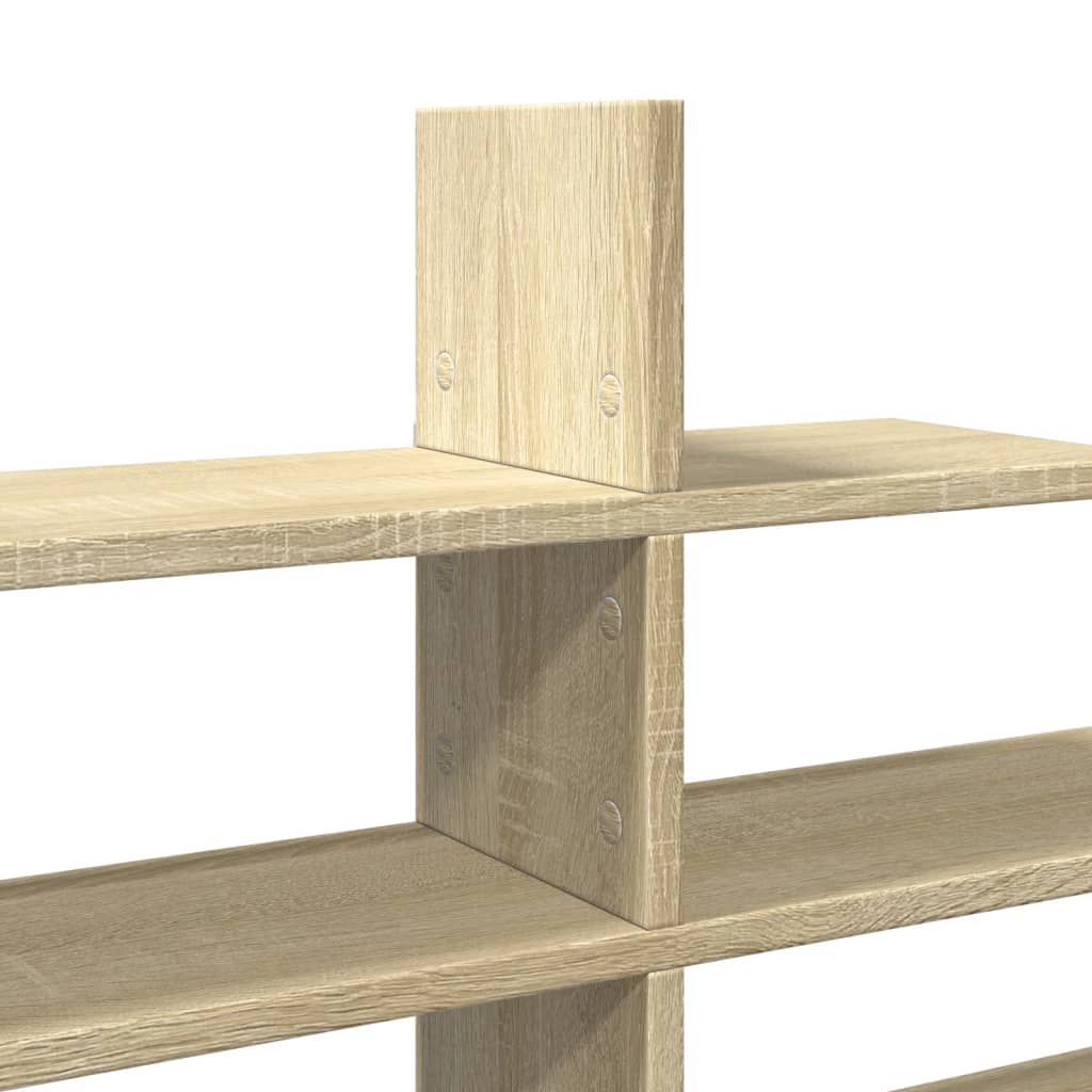 vidaXL Étagère murale chêne sonoma 124,5x18x60,5 cm bois d'ingénierie