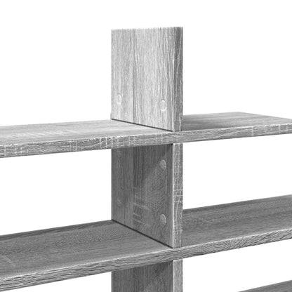 vidaXL Étagère murale gris sonoma 124,5x18x60,5 cm bois d'ingénierie