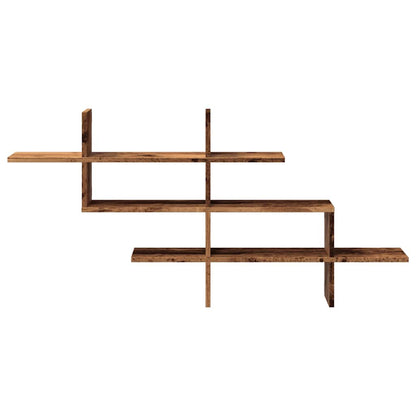 vidaXL Étagère murale aspect bois recyclé 124,5x18x60,5 cm bois d'ingénierie