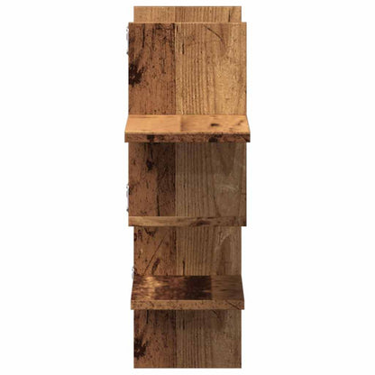 vidaXL Étagère murale aspect bois recyclé 124,5x18x60,5 cm bois d'ingénierie