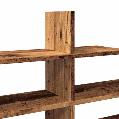 vidaXL Étagère murale aspect bois recyclé 124,5x18x60,5 cm bois d'ingénierie