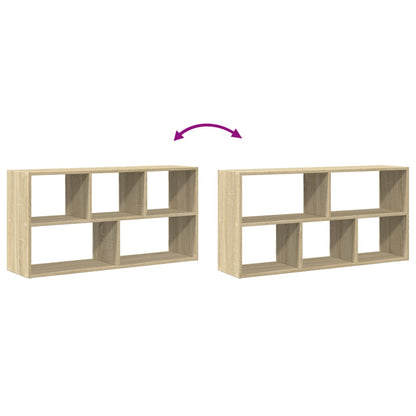 vidaXL Wandregal Sonoma-Eiche 100x25x50 cm Holzwerkstoff