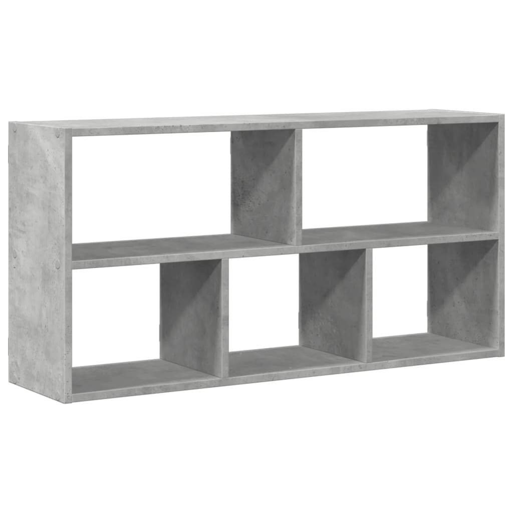 vidaXL Étagère murale gris béton 100x25x50 cm Aggloméré