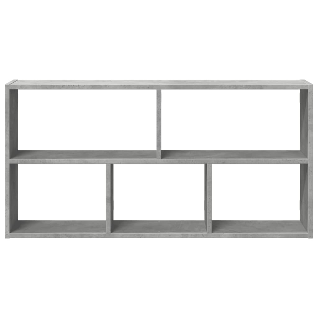 vidaXL Étagère murale gris béton 100x25x50 cm Aggloméré