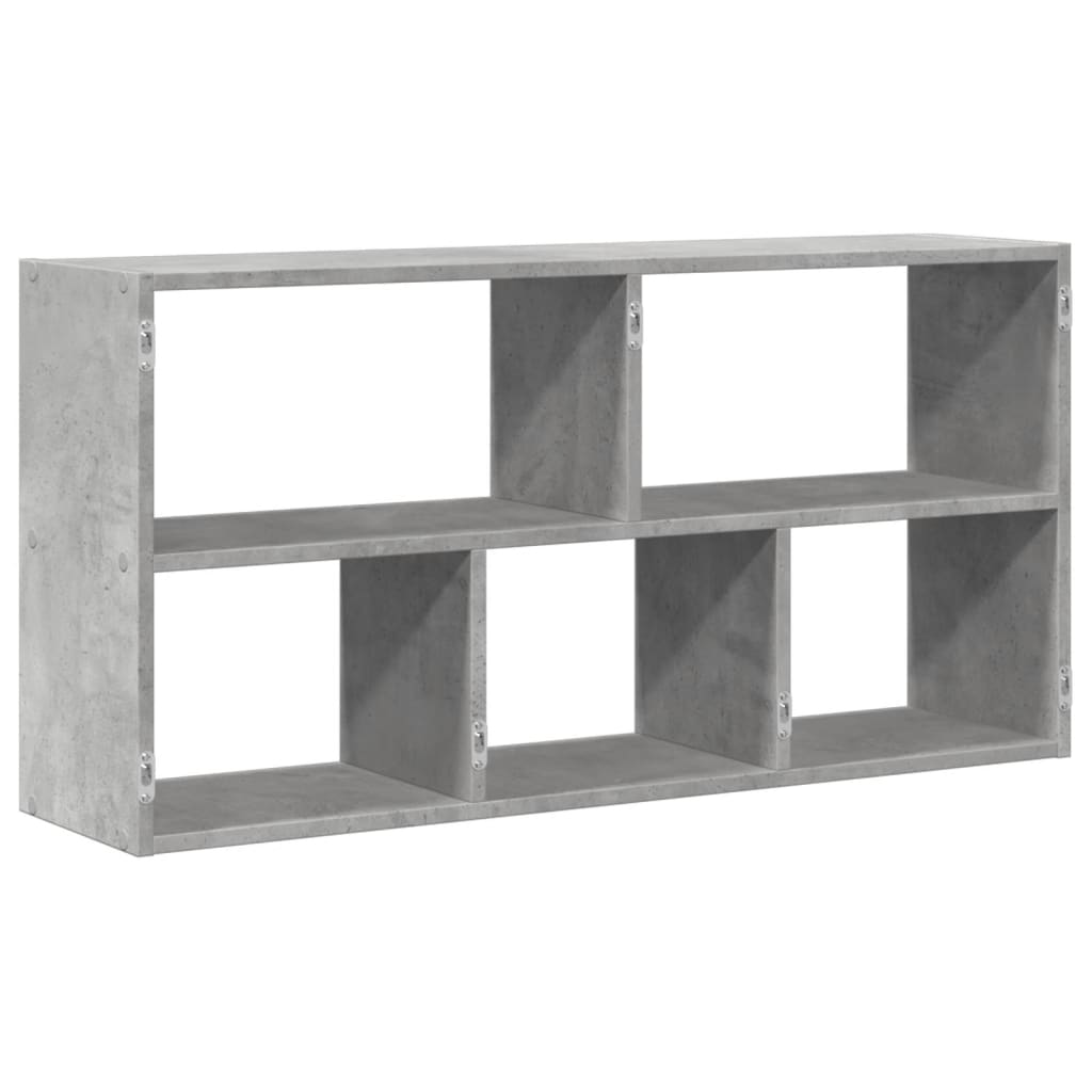 vidaXL Étagère murale gris béton 100x25x50 cm Aggloméré