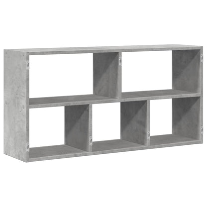 vidaXL Étagère murale gris béton 100x25x50 cm Aggloméré