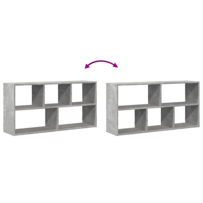 vidaXL Étagère murale gris béton 100x25x50 cm Aggloméré