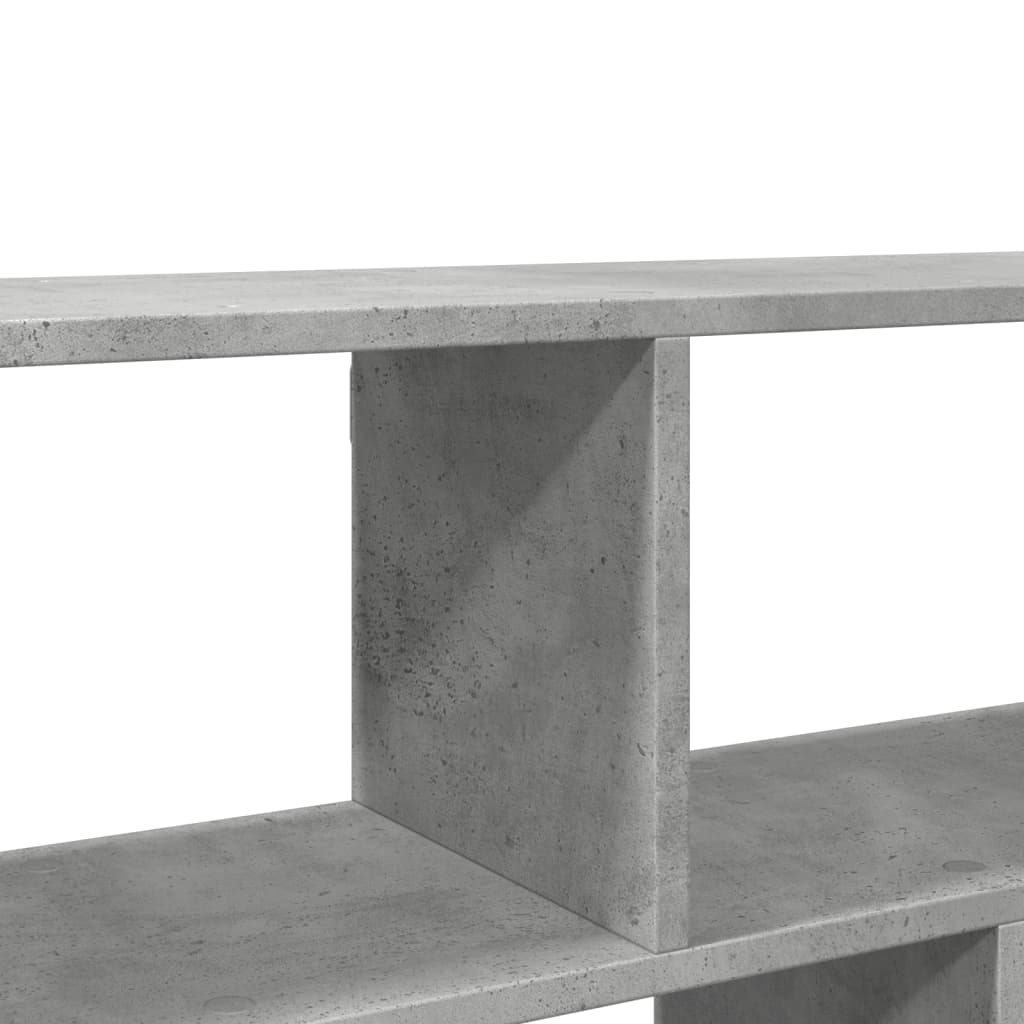 vidaXL Étagère murale gris béton 100x25x50 cm Aggloméré