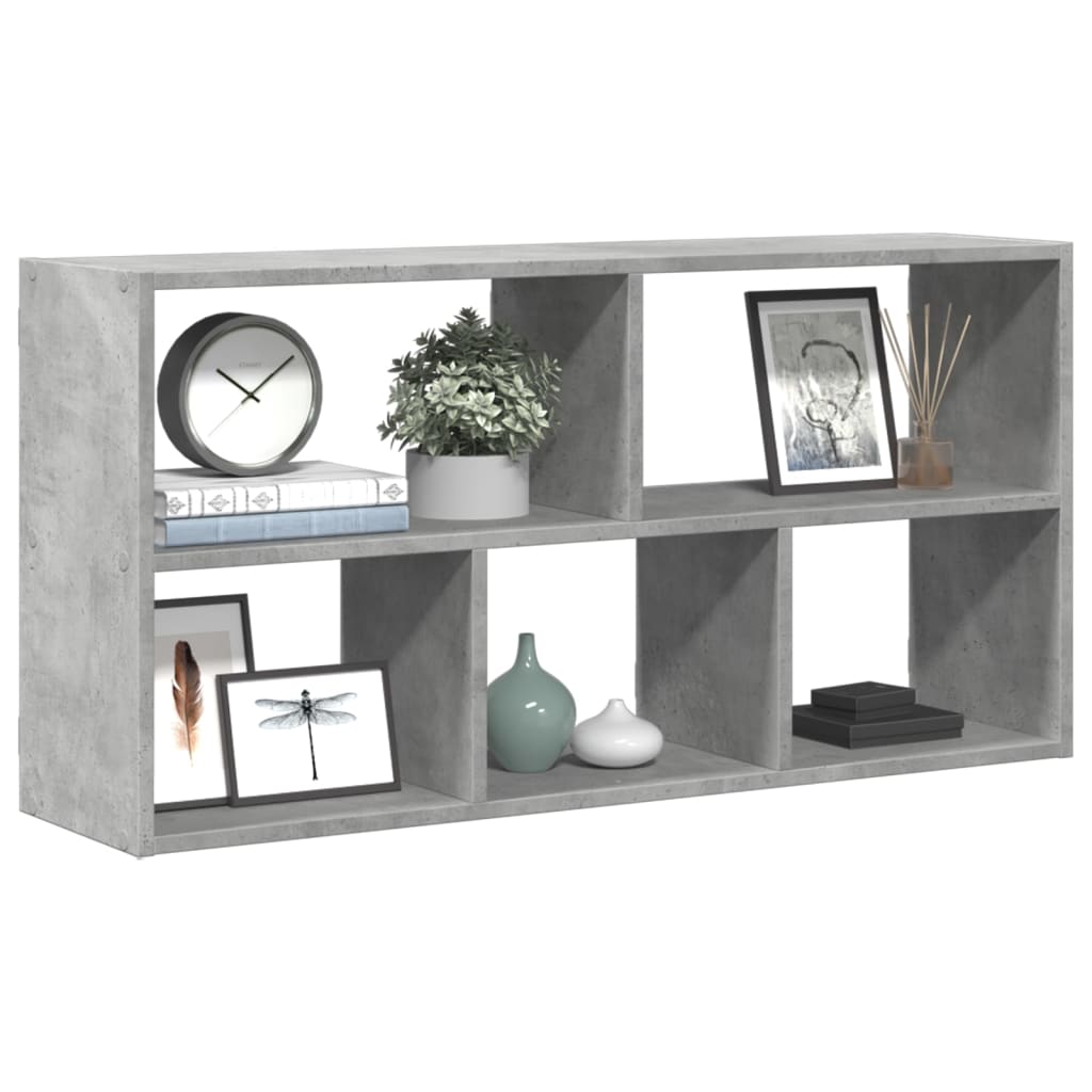 vidaXL Étagère murale gris béton 100x25x50 cm Aggloméré