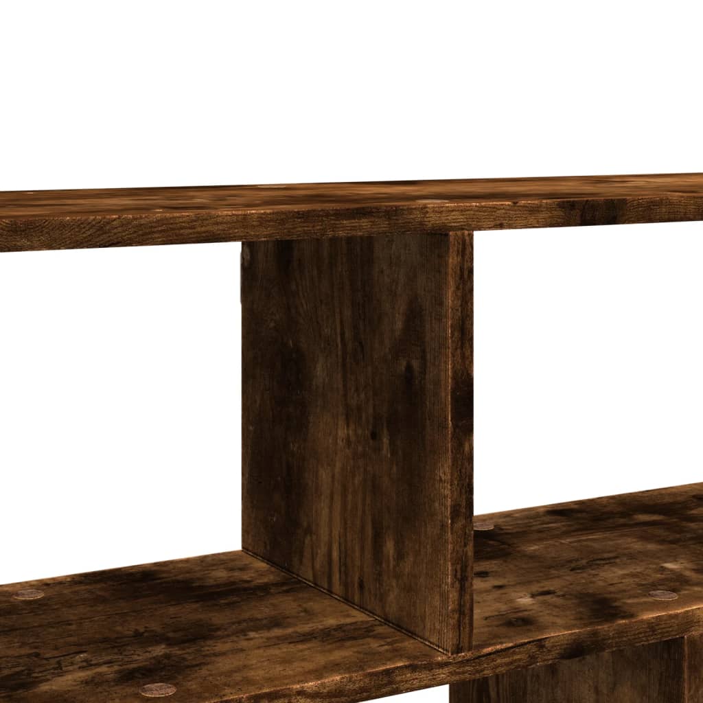vidaXL Wandregal Räuchereiche 100x25x50 cm Holzwerkstoff