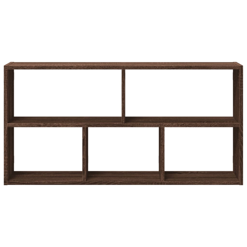 vidaXL Étagère murale aspect chêne marron 100x25x50 cm, bois d'ingénierie