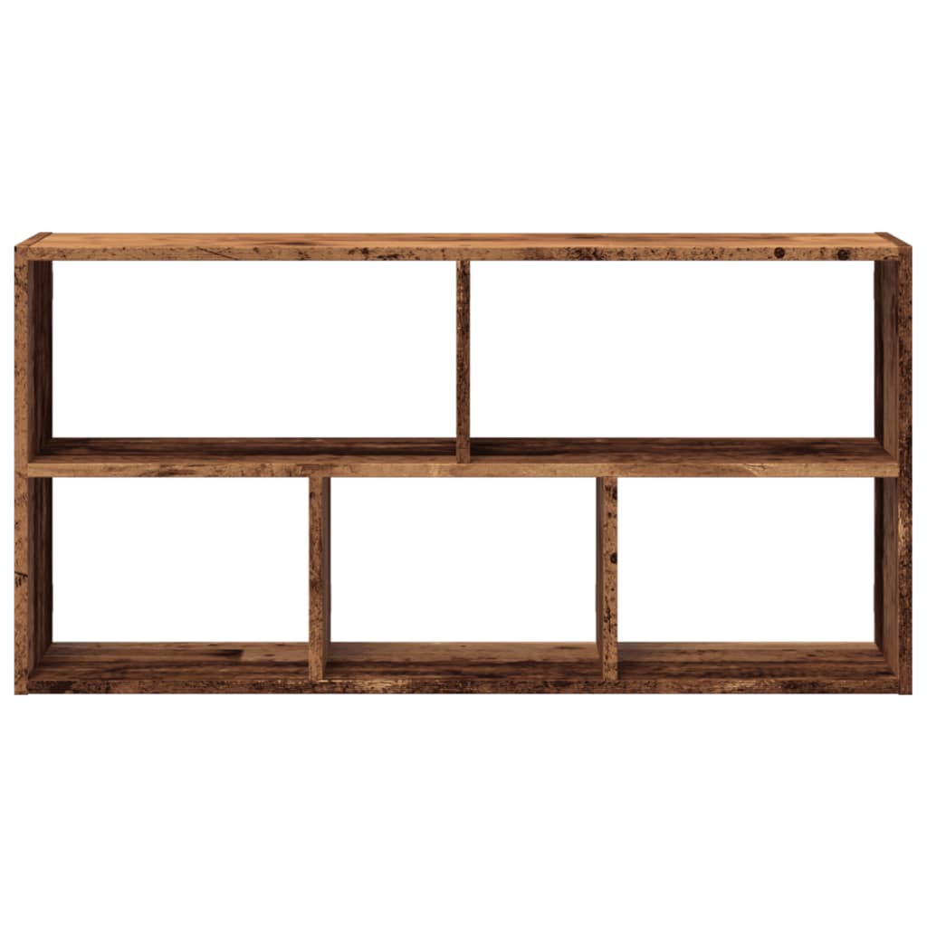vidaXL Wandregal Altholz-Optik 100x25x50 cm Holzwerkstoff
