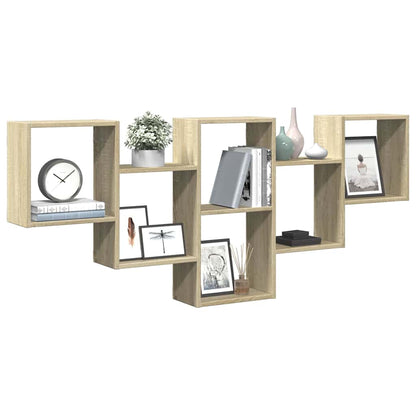 vidaXL Étagère murale chêne Sonoma 159x18x66 cm bois d'ingénierie