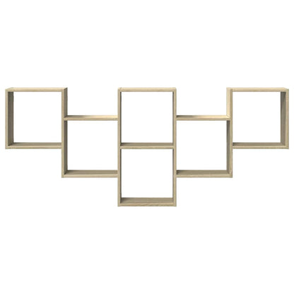 vidaXL Étagère murale chêne Sonoma 159x18x66 cm bois d'ingénierie