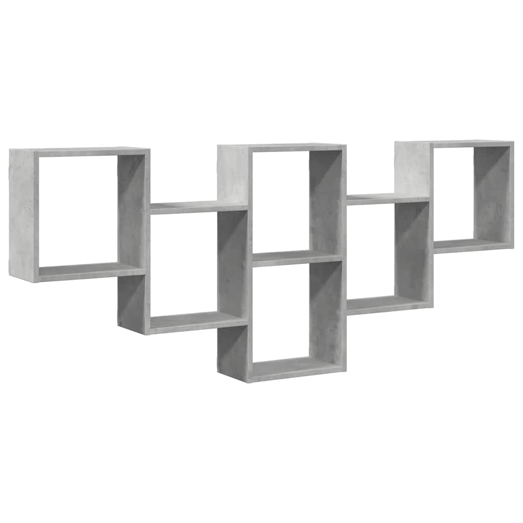vidaXL Étagère murale gris béton 159x18x66 cm Bois d'ingénierie