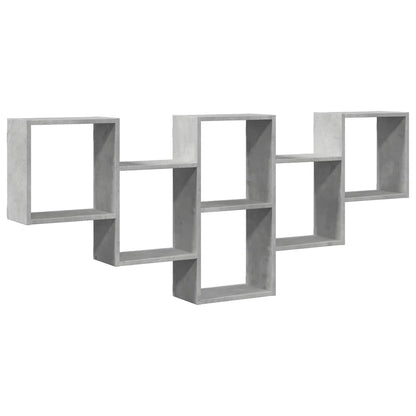 vidaXL Étagère murale gris béton 159x18x66 cm Bois d'ingénierie
