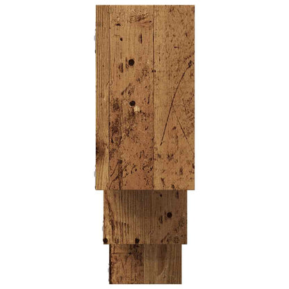 vidaXL Wandregal Altholz-Optik 159x18x66 cm Holzwerkstoff