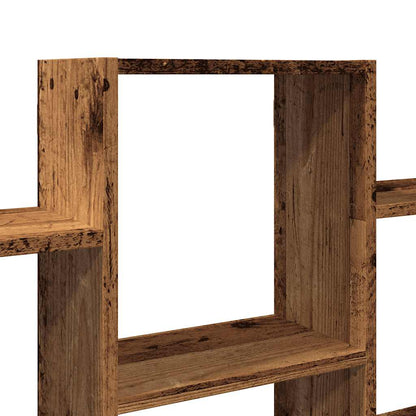 vidaXL Wandregal Altholz-Optik 159x18x66 cm Holzwerkstoff