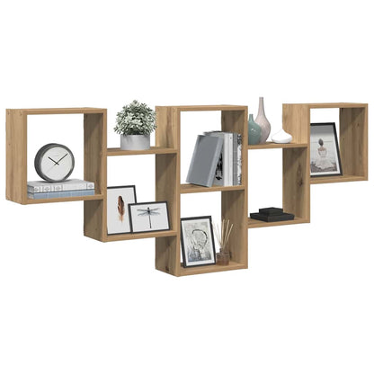 vidaXL Wandregal Artisan-Eiche 159x18x66 cm Holzwerkstoff