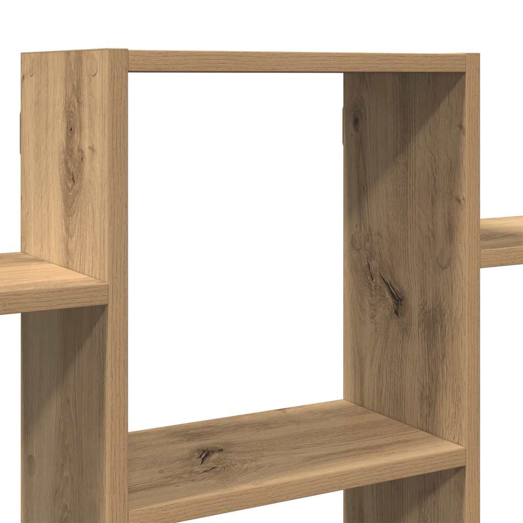 vidaXL Wandregal Artisan-Eiche 159x18x66 cm Holzwerkstoff