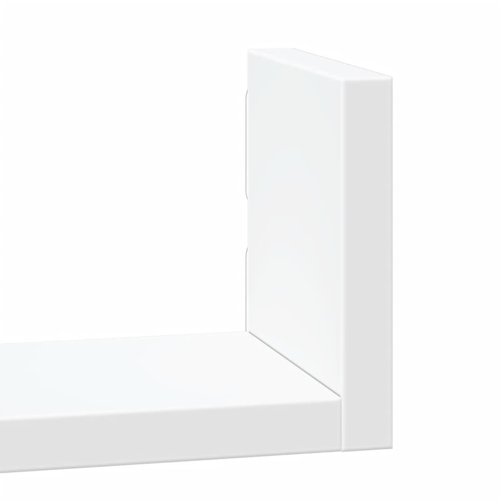vidaXL Étagère murale 3 pcs Blanc Bois d'ingénierie