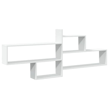 vidaXL Étagère murale Blanc 167,5x18x68 cm Bois d'ingénierie