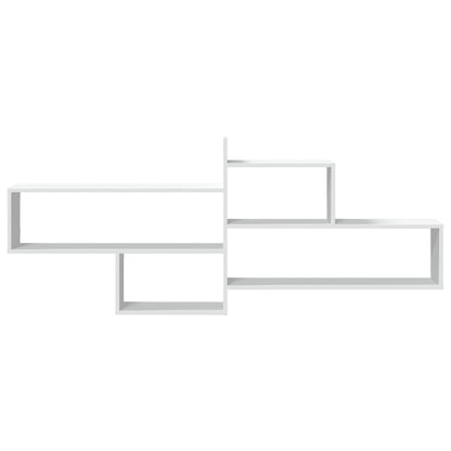 vidaXL Étagère murale Blanc 167,5x18x68 cm Bois d'ingénierie