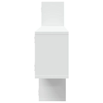 vidaXL Étagère murale Blanc 167,5x18x68 cm Bois d'ingénierie