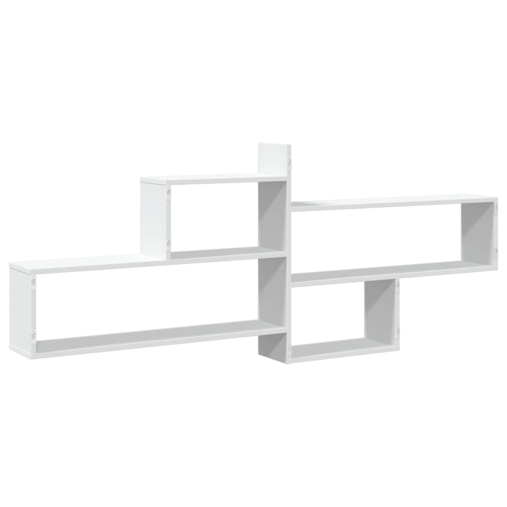 vidaXL Étagère murale Blanc 167,5x18x68 cm Bois d'ingénierie