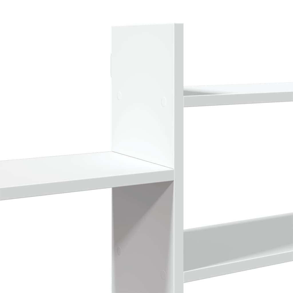 vidaXL Étagère murale Blanc 167,5x18x68 cm Bois d'ingénierie