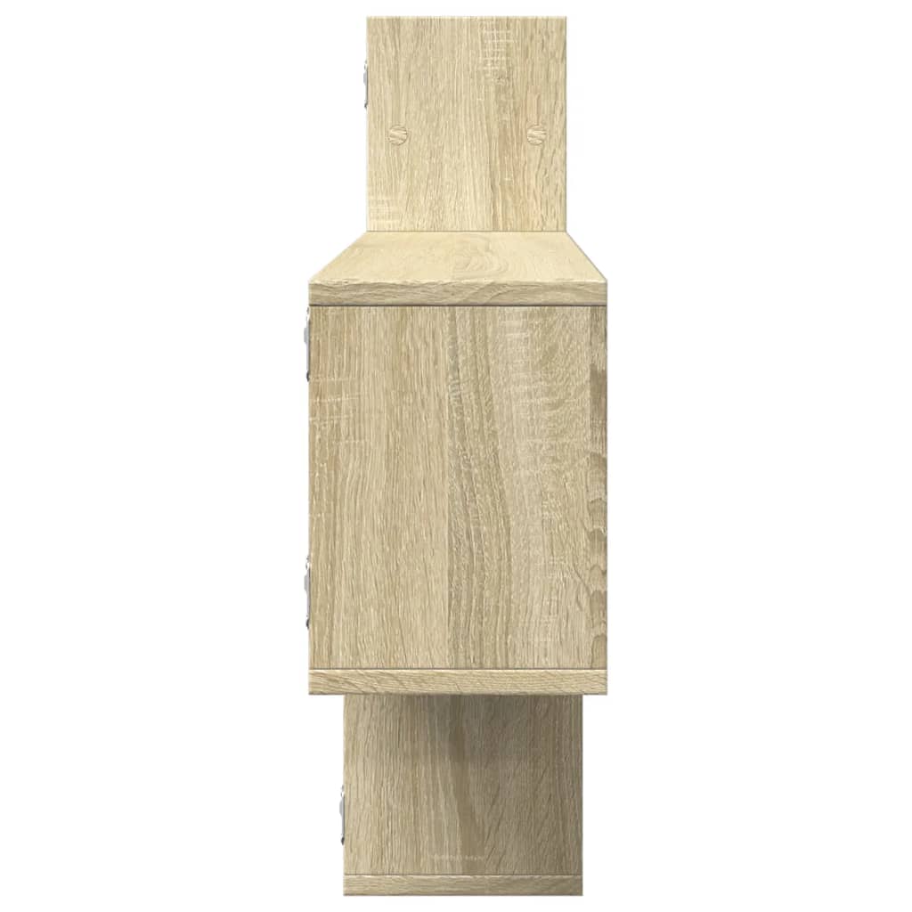 vidaXL Étagère murale chêne sonoma 167,5x18x68 cm bois d'ingénierie