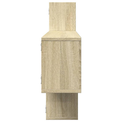 vidaXL Étagère murale chêne sonoma 167,5x18x68 cm bois d'ingénierie