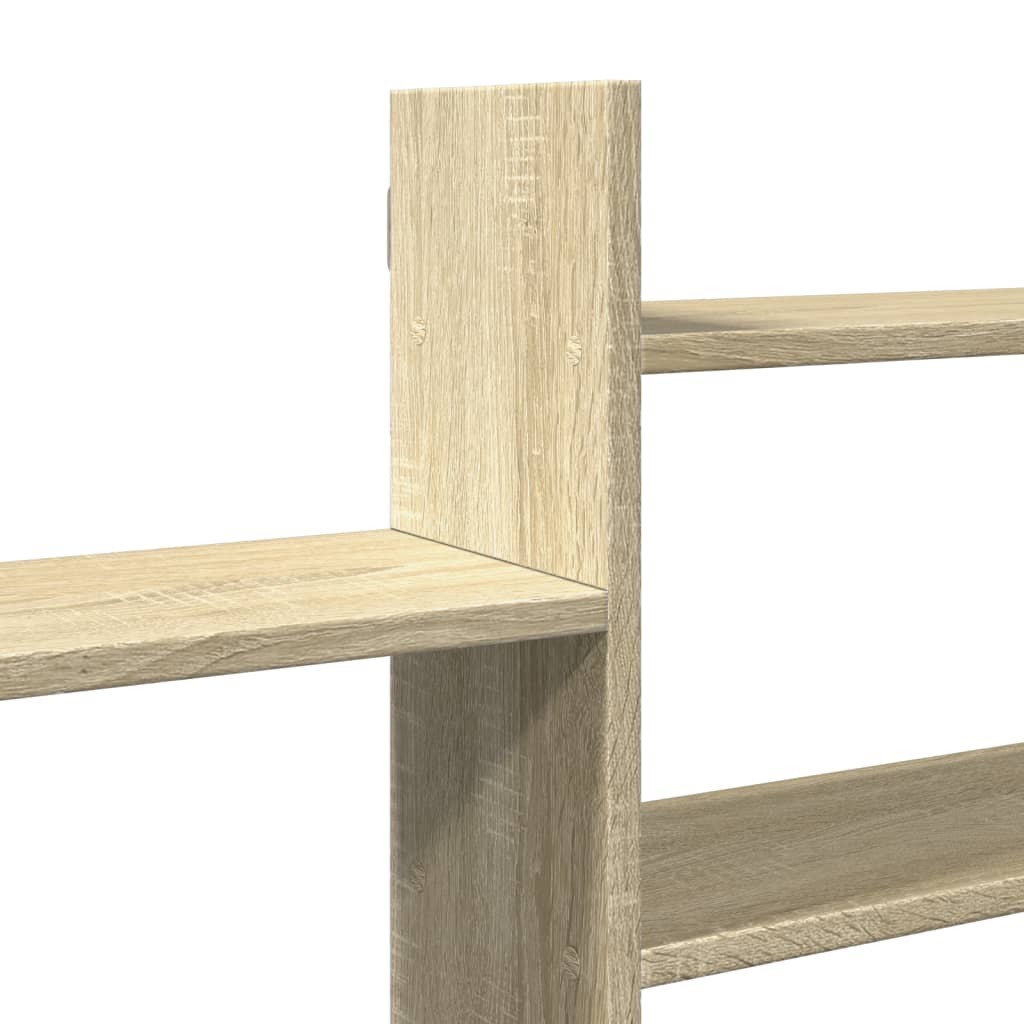vidaXL Étagère murale chêne sonoma 167,5x18x68 cm bois d'ingénierie