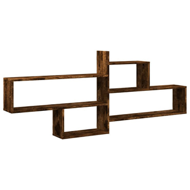 vidaXL Wandregal Räuchereiche 167,5x18x68 cm Holzwerkstoff