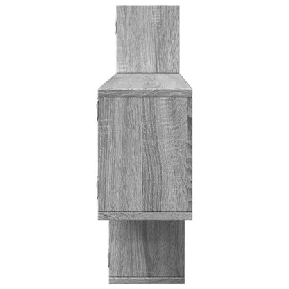 vidaXL Étagère murale gris Sonoma 167,5x18x68 cm, aggloméré