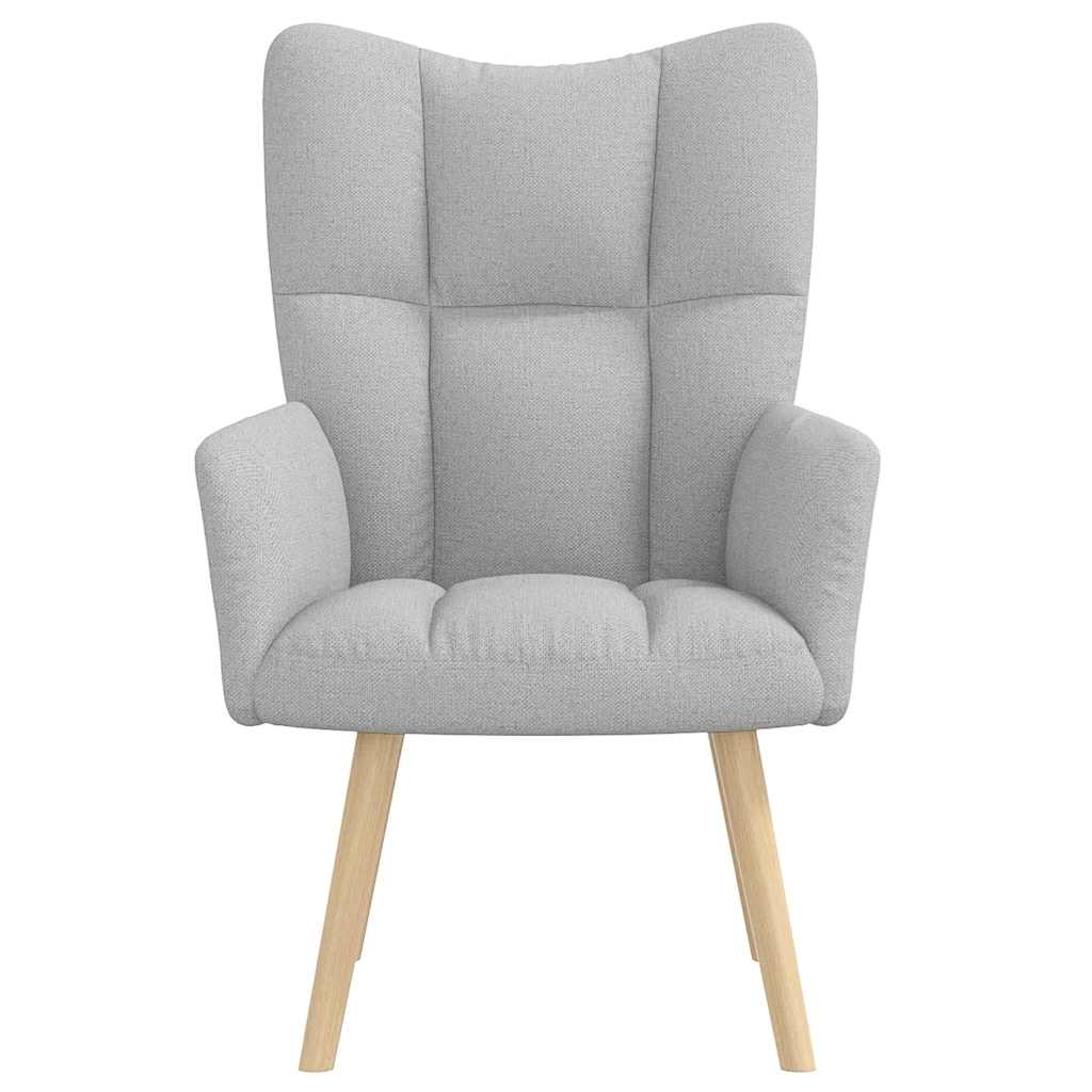 vidaXL Relaxsessel Wolkengrauer Stoff