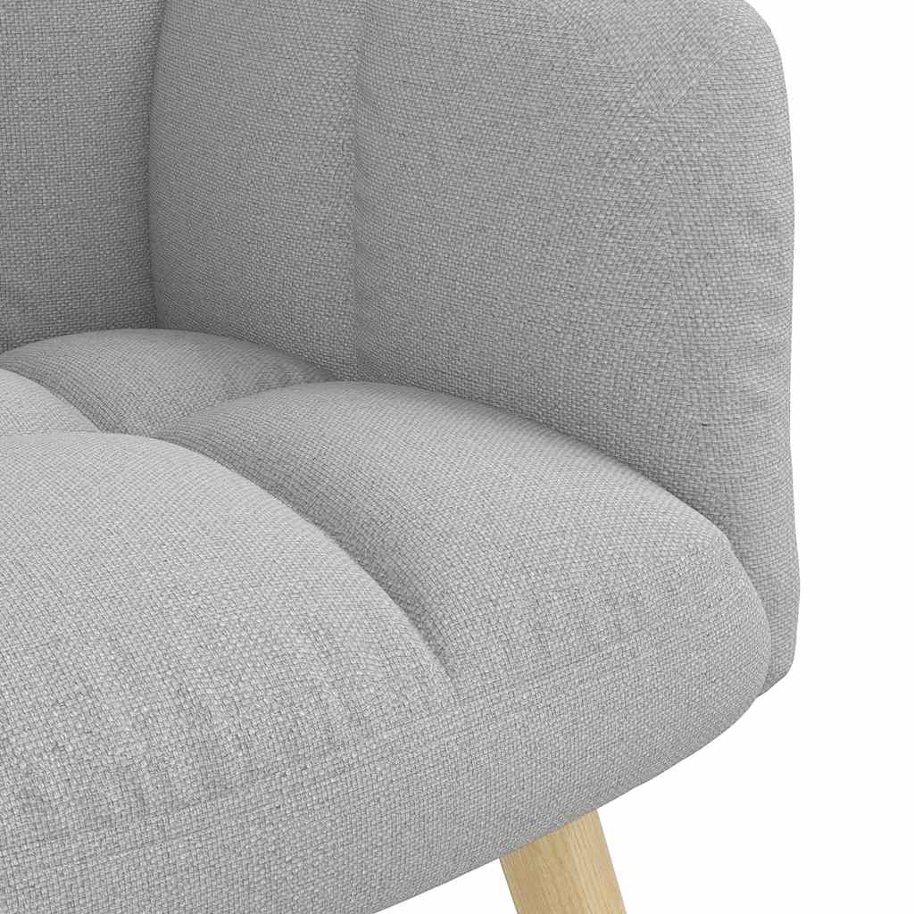 vidaXL Relaxsessel Wolkengrauer Stoff