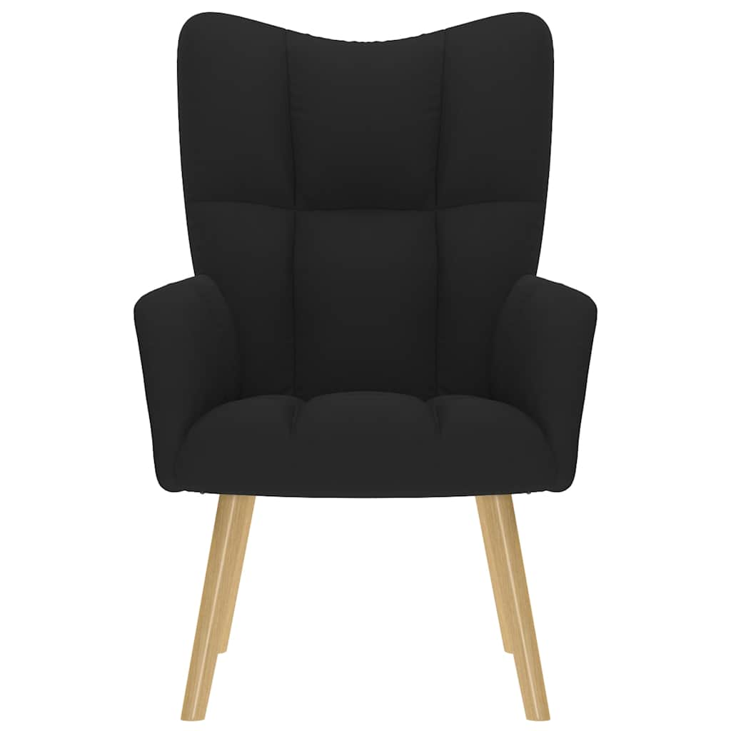 vidaXL Relaxsessel Schwarz Stoff