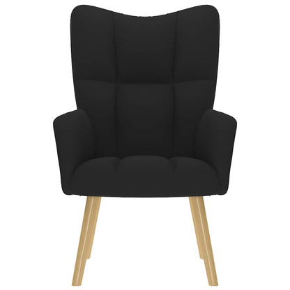 vidaXL Relaxsessel Schwarz Stoff