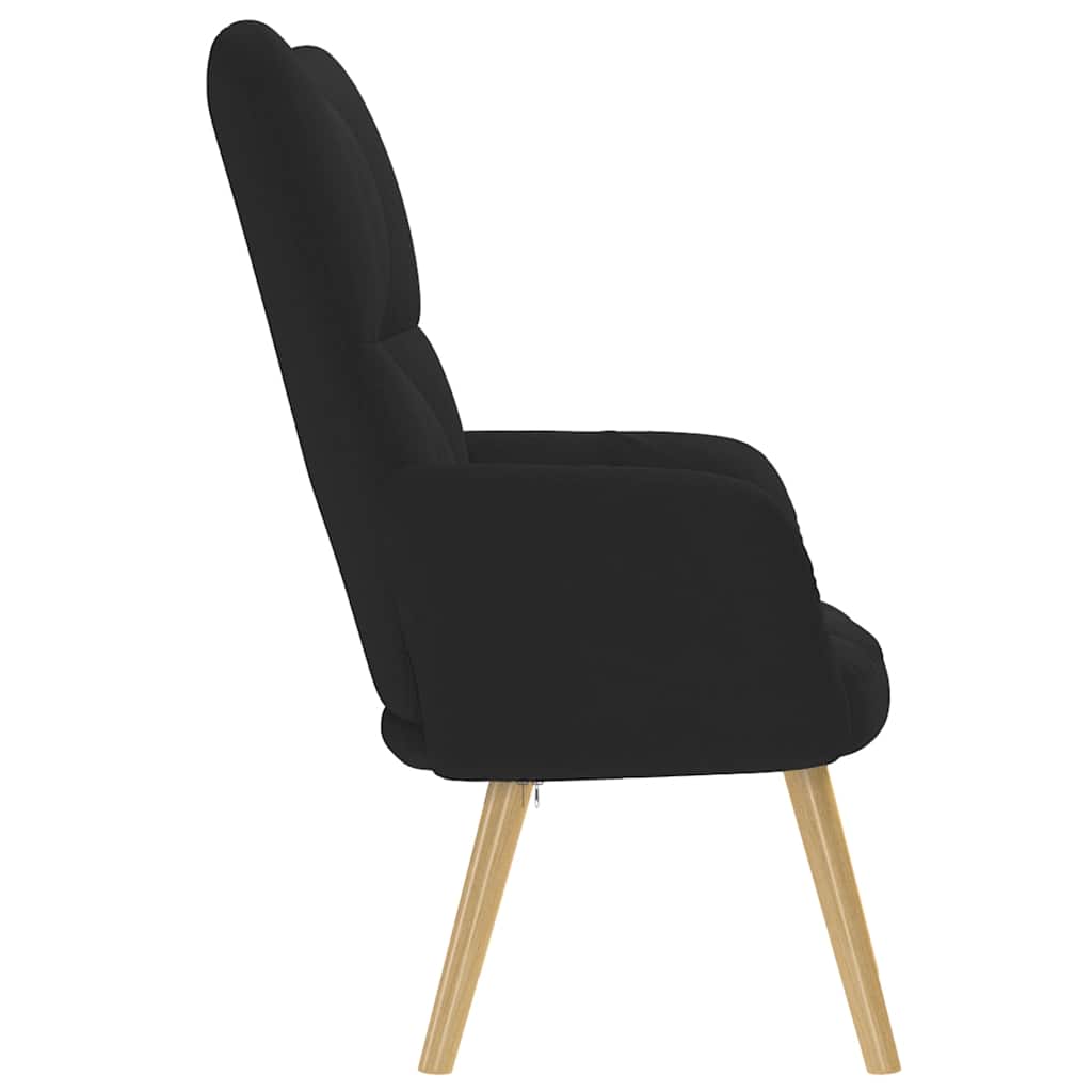 vidaXL Relaxsessel Schwarz Stoff
