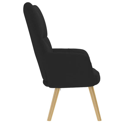 vidaXL Relaxsessel Schwarz Stoff